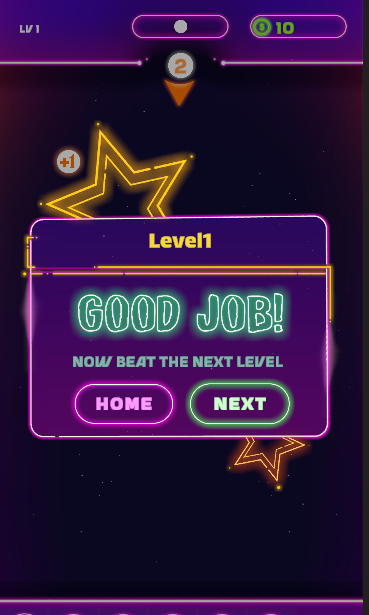 Gameplay screenshot showing power-ups